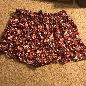 Forever 21 floral romper shorts